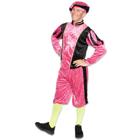 Soot Petes costume pink/black for adults