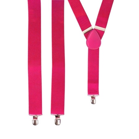 Fel roze bretels