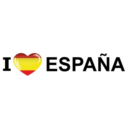 Koffer stickers I Love Espana