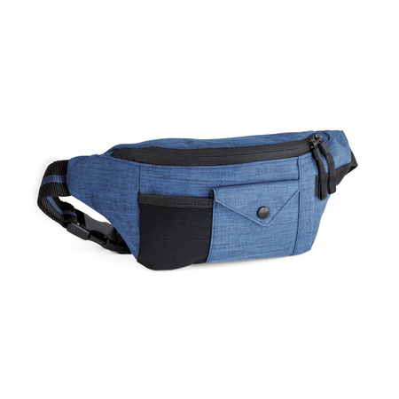 Adjustable hipbag blue 27 x 12 x 6.5 cm