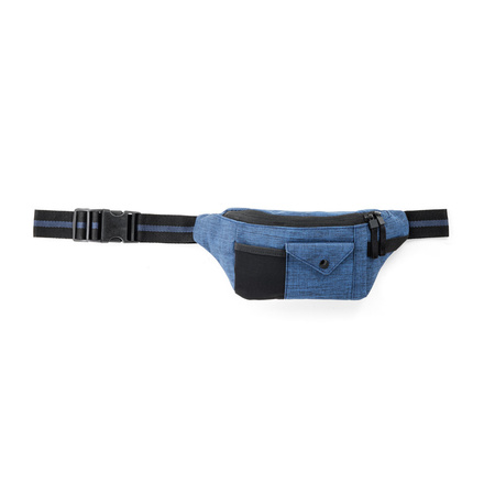 Adjustable hipbag blue 27 x 12 x 6.5 cm