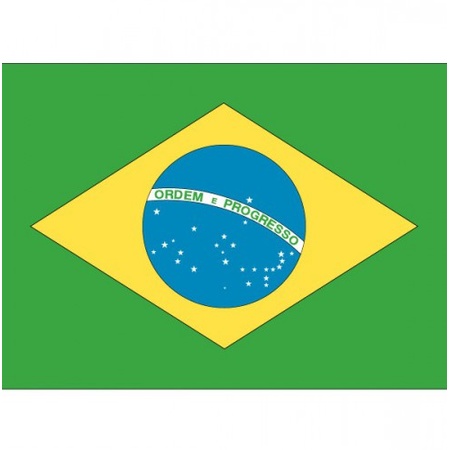 Stickers van de Braziliaanse vlag