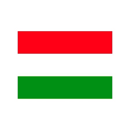 Stickers van de hongaarse vlag