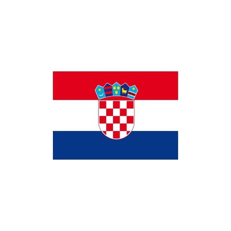 Stickers van de Kroatische vlag