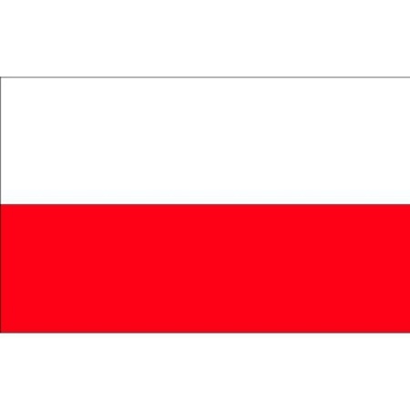 Stickers van de Polen vlag
