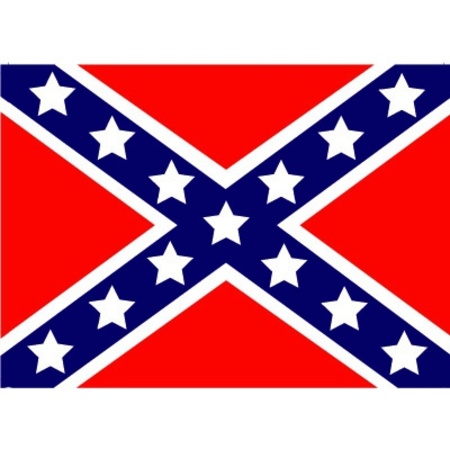 Stickers van de USA rebel vlag