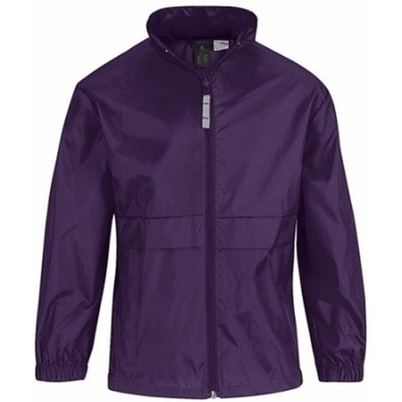 Purple wind/rain coat for girls