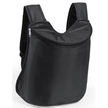 Black cooler bag backpack 40 cm 23 liter