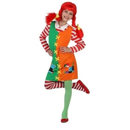 Beugel Onzin Bekritiseren Carnaval/feest pippie verkleedoutfit voor meisjes - Partyshopper Soorten  kostuums winkel
